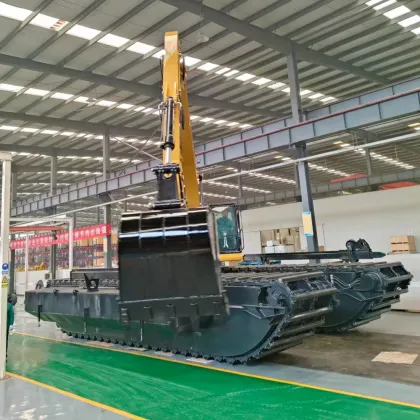 Maxpower Heavy Duty Quality Amphibious Excavator with Telescopic Arm