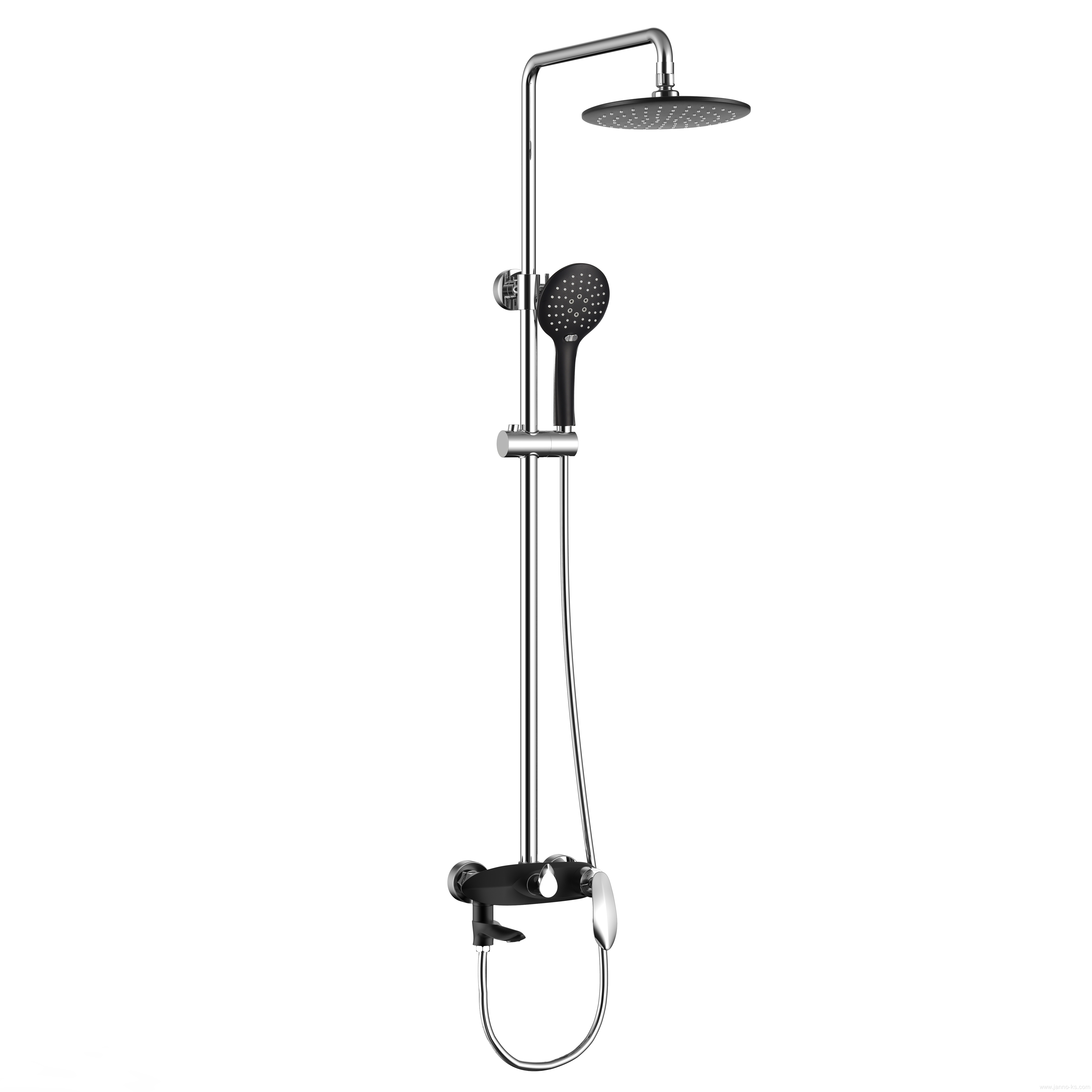 New Black Chrome Hot/Cold Mixer Bathroom Faucet