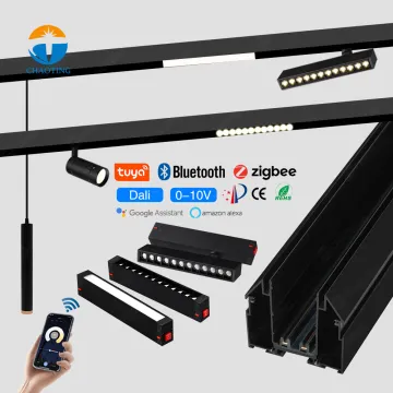 Aluminum Stretch Ceiling Rail Smart 220V Tracklights System for Commercial LED Magnetic Track Light in UK, Russia
