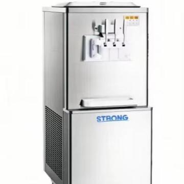 Fully Automatic 3 Flavors Soft Ice Cream Machine for Food Industry