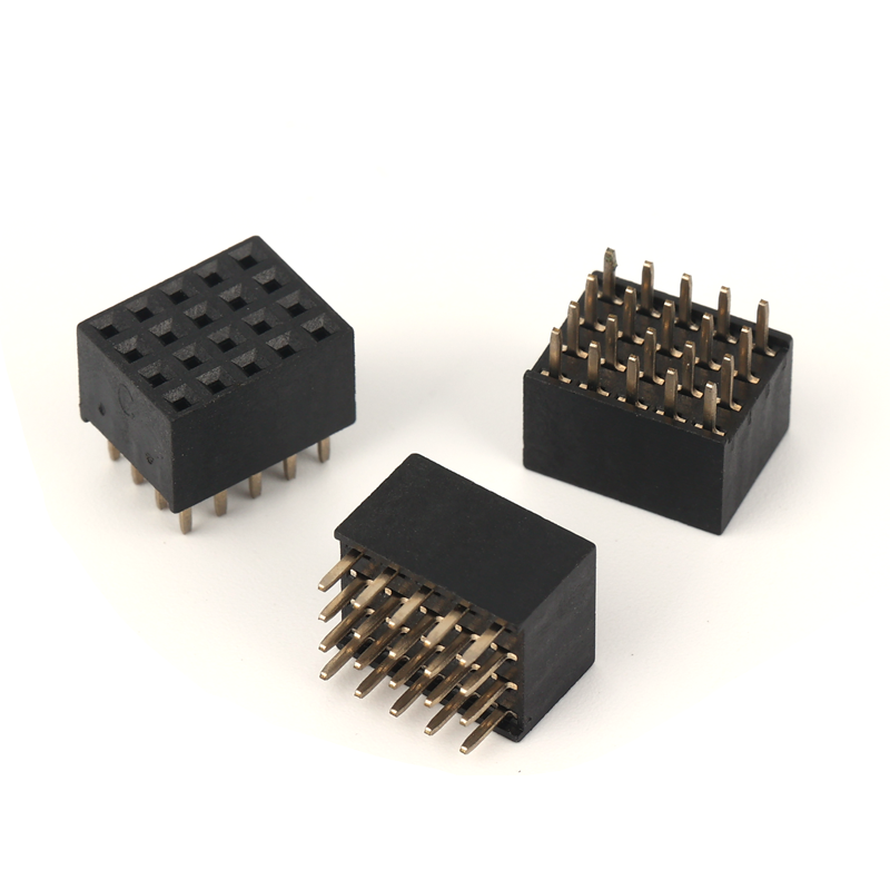 2.0mm Female Header H6.35Y 180 degrees