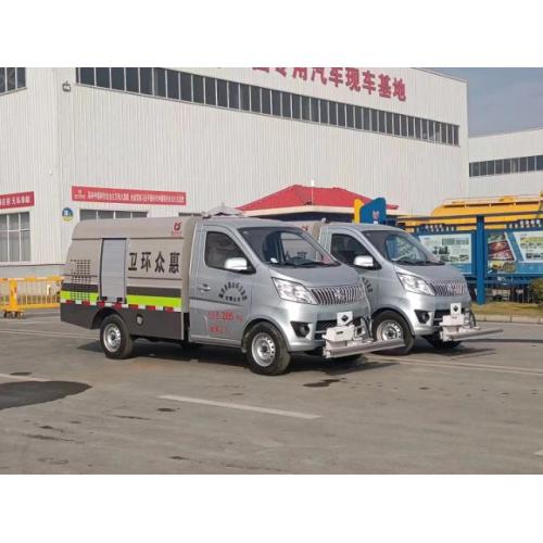 changan mini truck mounted road cleaning sweeper truck