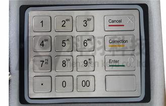 Stainless Steel Encrypted Pin Pad Waterproof PCI 1.3 For AT