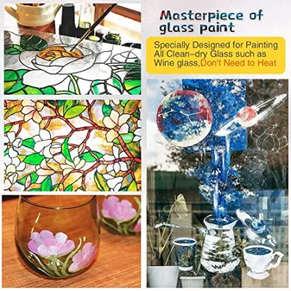 Classic Colors Washable Poster Paints Set with Artist Brushes - CU5101