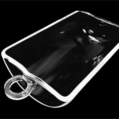 Quartz Combustion Boat with Ring for Muffle Furnace