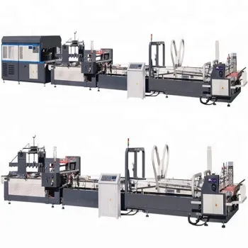 Automated Corrugated Cardboard Caton Box Folder and Gluer Machine: Streamlining Packaging Solutions