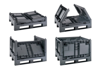 high quality collapsible plastic pallet box
