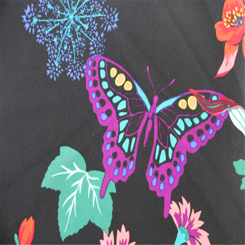 Rayon Woven Plain Printing Print Fabric