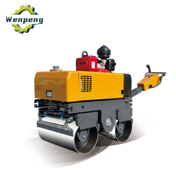 Double Wheel Road Roller 790kg Small Walk-behind Roller
