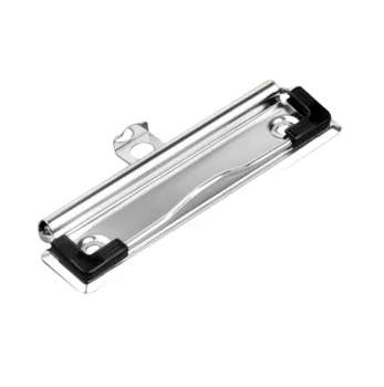 100mm Metal Clipboard Clip with Hanger and Rubber Corner Clamp Ring Binder Notebook Notebook with Book Rings Loose Leaf for Free