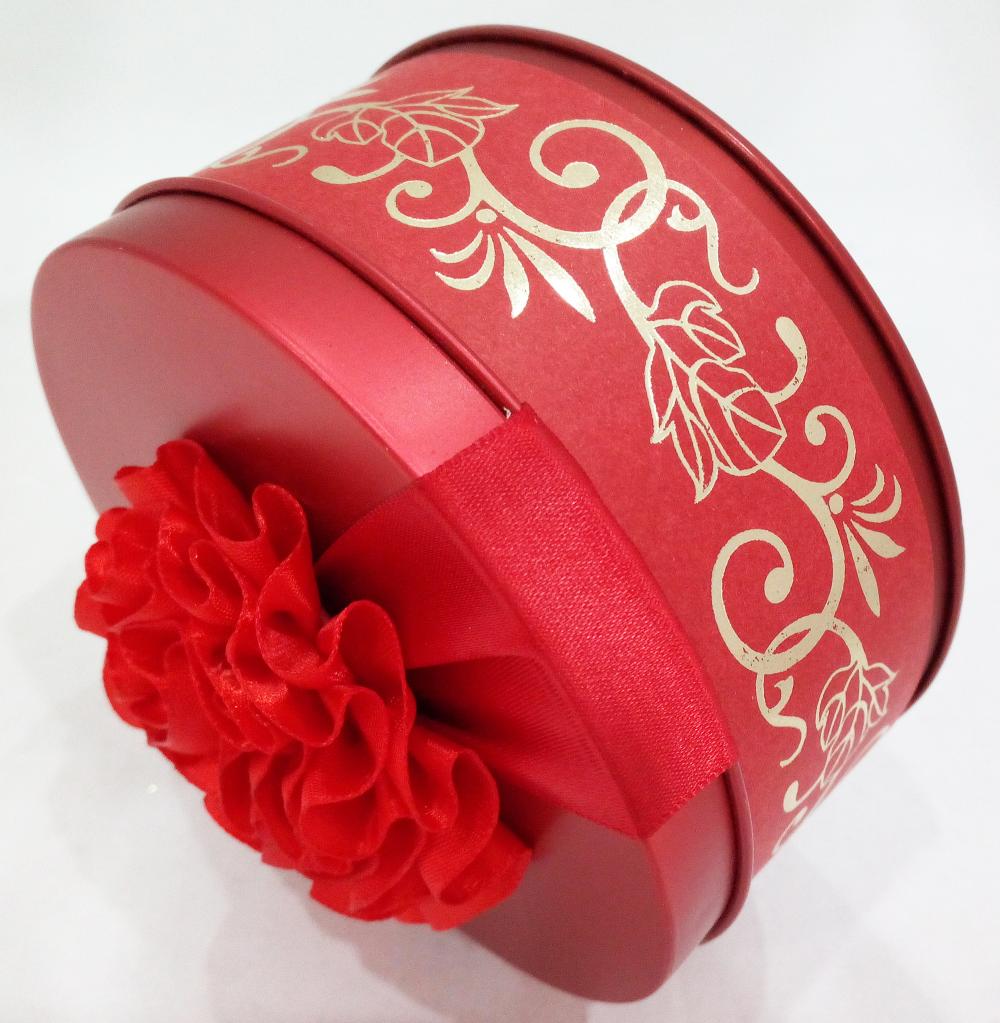 Red Sweet Wedding Tin Can