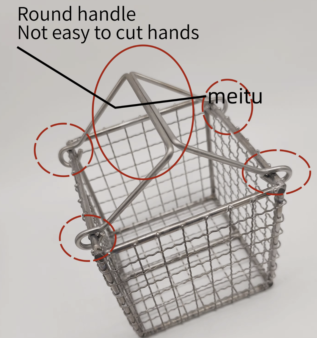 Stainless Steel Wire Mesh Basket