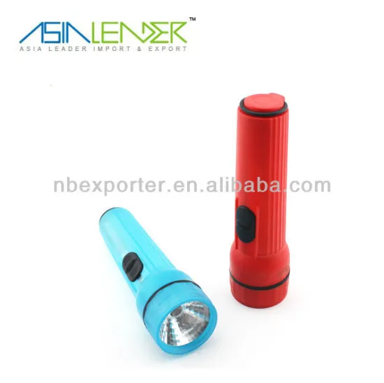 cheap plasitc led lenser flashlight