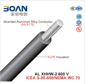 Al Xhhw-2, Building Wire, 600 V, Al/XLPE (UL44/ICEA S-95-658/NEMA WC70)