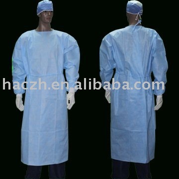 SMS sterile surgical gown knit cuff