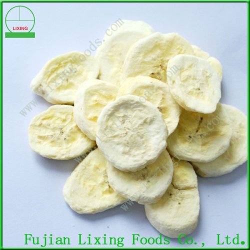 Freeze-dried banana sliced dried fruit vegetables