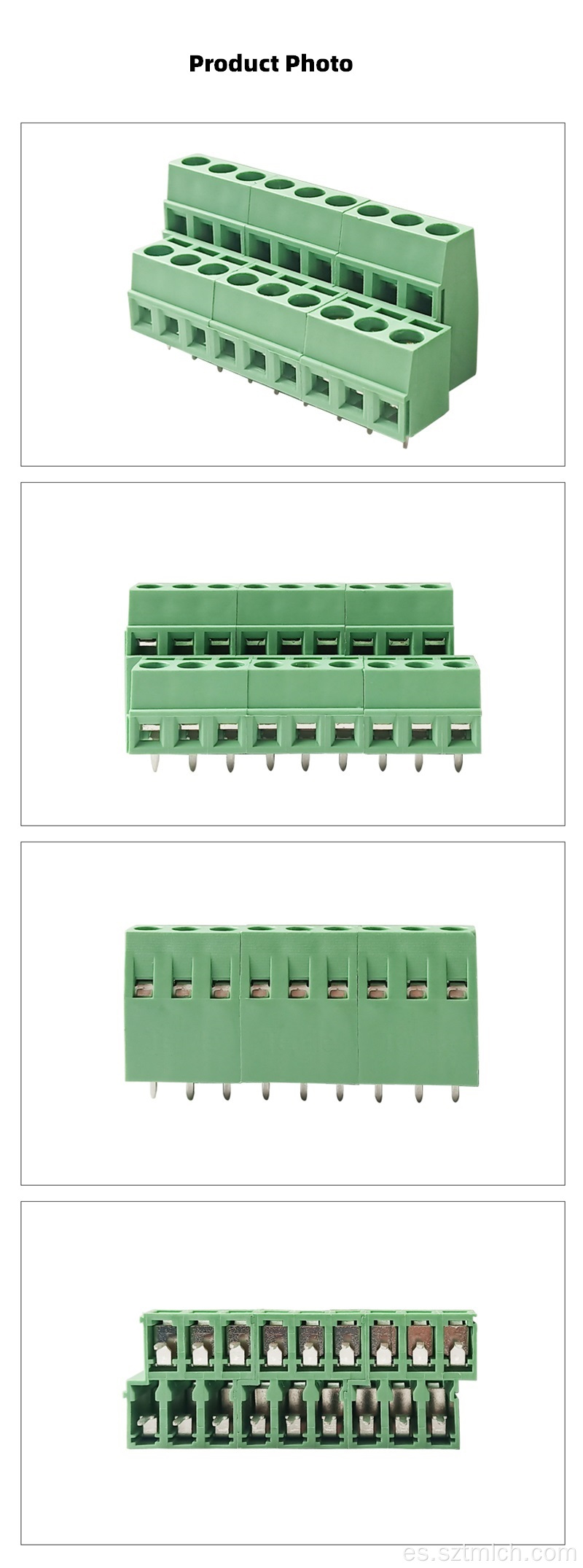 Bloque terminal Bloque de terminales Conector terminal