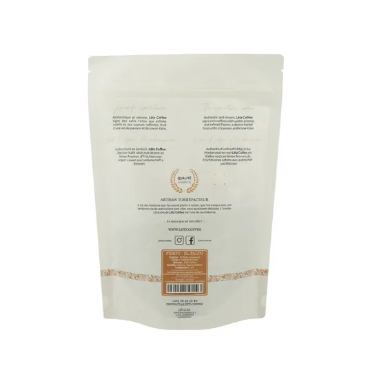 Cheap Back Seal Coffee Packaging