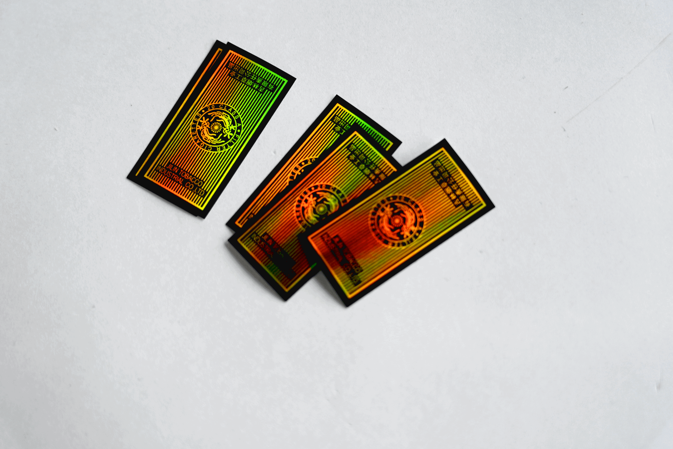 Gold Leaf Laser Anti-Counterfeiting Seal