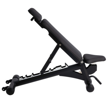 Hot Selling Foldable Adjustable Stainless Steel Fitness Bench with Dumbbells for Home Gym