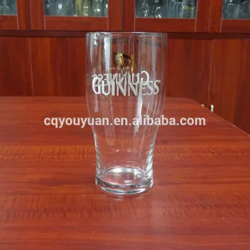 super flint eco-friendly 530ml tulip beer glass with decal