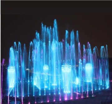Music Dancing Dry Deck Fountain