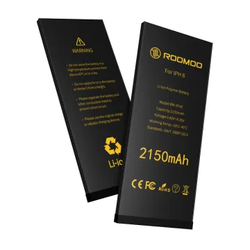 100% pure coble li-ion battery 2150mAh 0 cycle rechargeable full capacity battery for iphone 6G