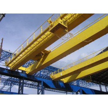 Double Girder Overhead Traveling Crane 60 Tons