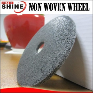 clearing of welding points cut and polishing wheel