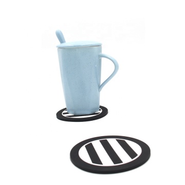 Customized Non-Slip Round Rubber Coasters for Home Dining Tables