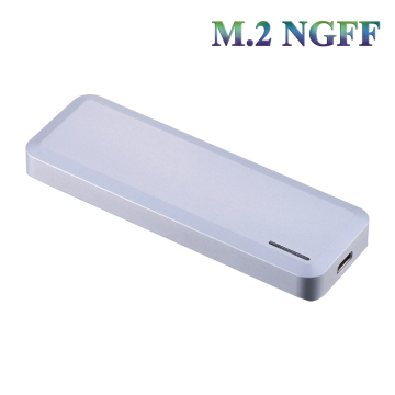 Unestech M.2 NGFF to USB3.1 External enclsoure hard drive case for aluminum 2242/2260/2280 SSD
