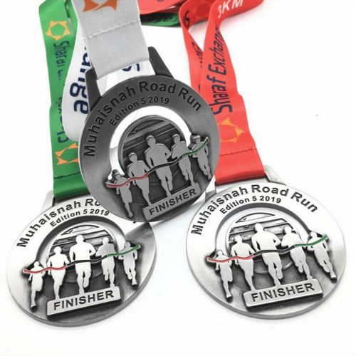 Juego de medallas de premios Silver UAE personalizadas