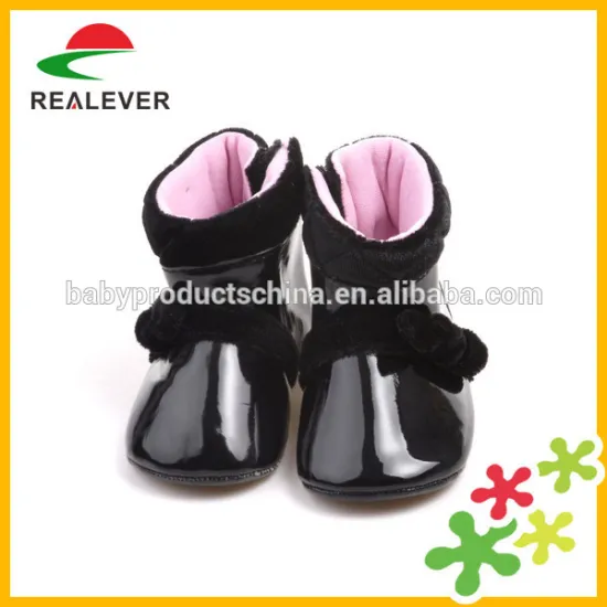 Hot sale baby infant shoes fashion wholesale cute cheap pu child boot