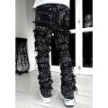High Street Distrated Flared Denim Jeans