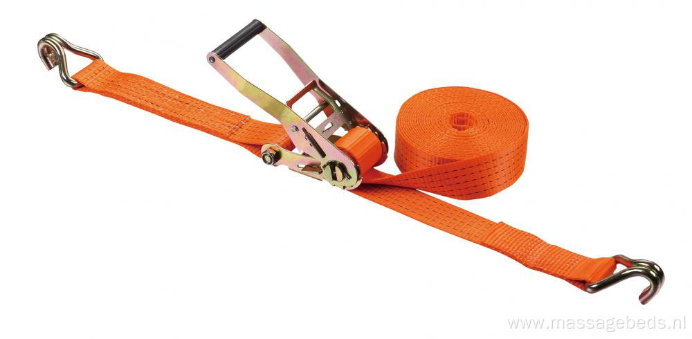 2 Inch Double Security Lock Polyester Ratchet Lashing Belt