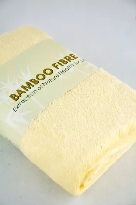 100% Natural bamboo fiber face towel