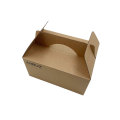 Cardboard portable packaging box