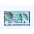4pcs silicone toddlers dinnerware set