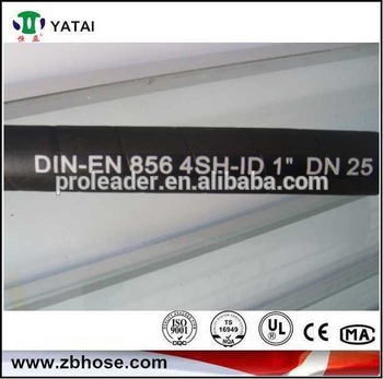 oil resistant hydraulic hose pipe sae100r3at