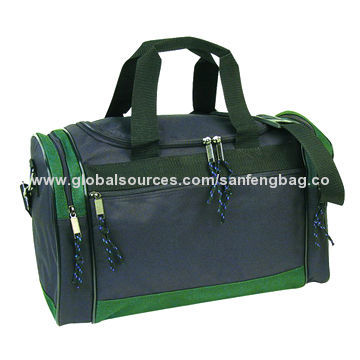 Casual Sports Bag with 1 Main Compartment + 1 Front Pocket + 2 Side Pockets