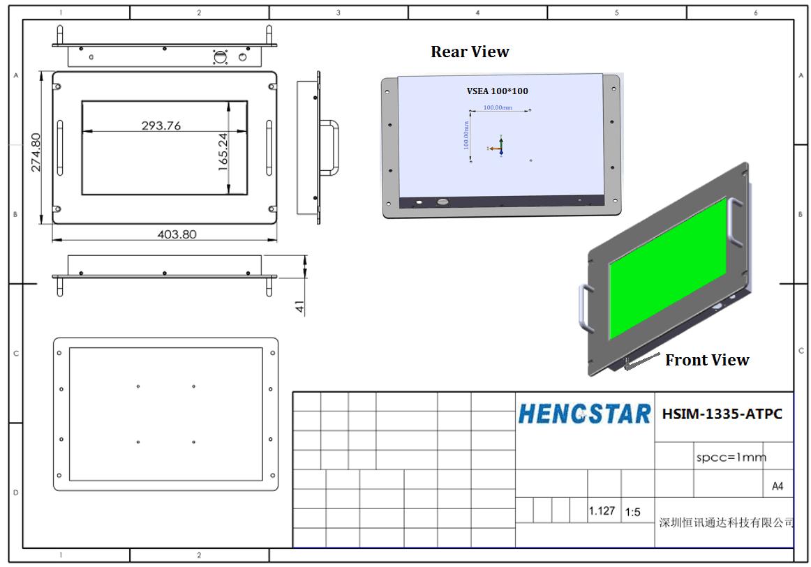 industrial display tablet