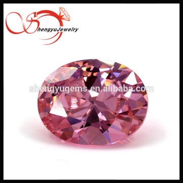 oval cut zirconia gems for jewels setting on cheap price