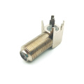 Female Solder F-type PCB Mount RF Coaxial Connector
