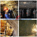 Minería subterránea 2021 Malla de acero soldada con autógena negro / galvanizado