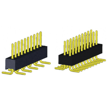 Conectores de pin mecanizado 1.27mm de paso