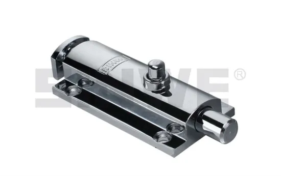 Chrome plated zinc button cabinet panel sliding door lock