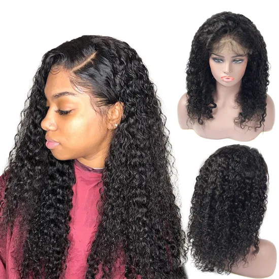 Wholesale Vendors Wigs For Black Women lace wig human hair unprocessed, 100% virgin malaysian curly hair wigs
