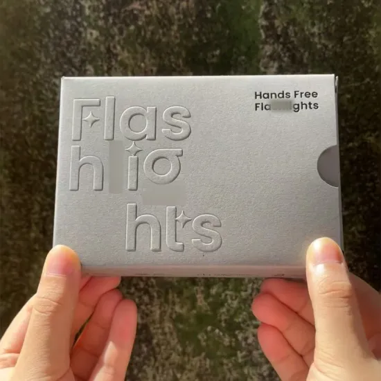 Custom Embossed Logo Printing Resealable Cosmetic Packaging Boxes