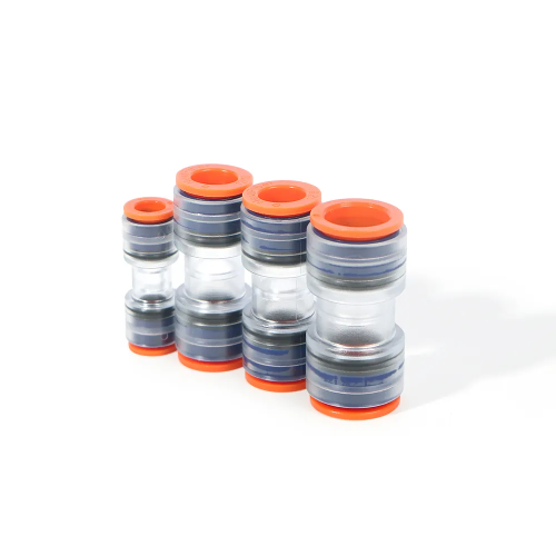 fiber optic HDPE duct microduct straight connector coupler
