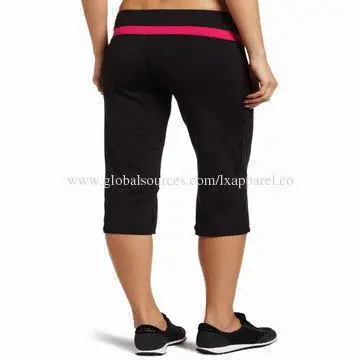 Running Capri, Made of 90% Nylon Supplex, 10% Lycra Materials